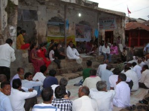 Meeting in village due to be submerged