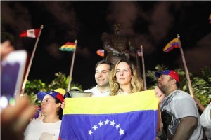 Venezuela right wing protesters